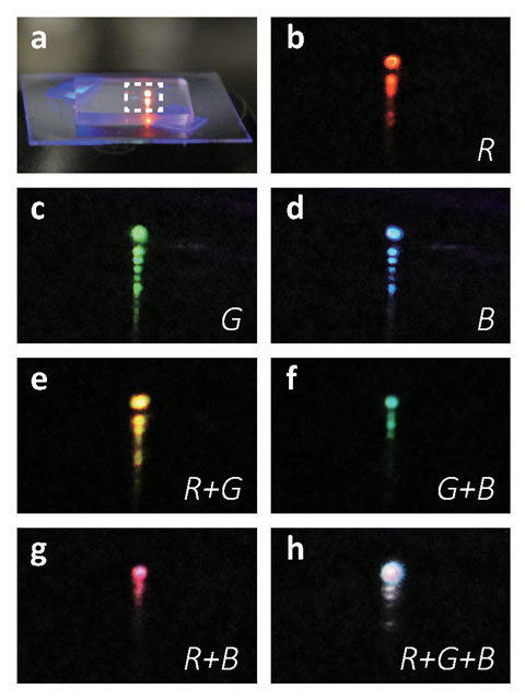 Laser photographs