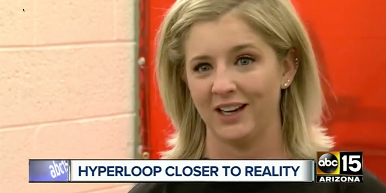 ARIZONA TEAM ONE OF TWO DOZEN WORKING TO MAKE HYPERLOOP TRAVEL POSSIBLE