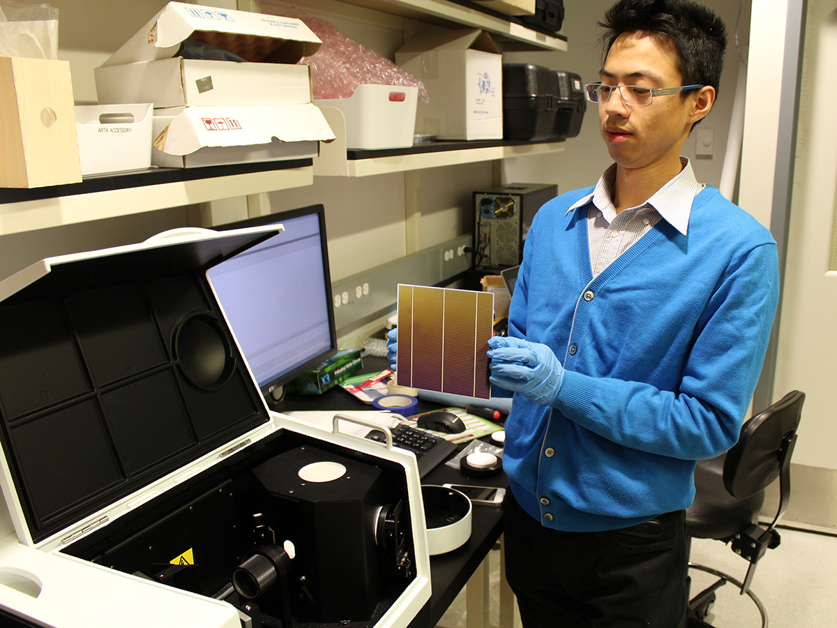 photo of a man in a lab