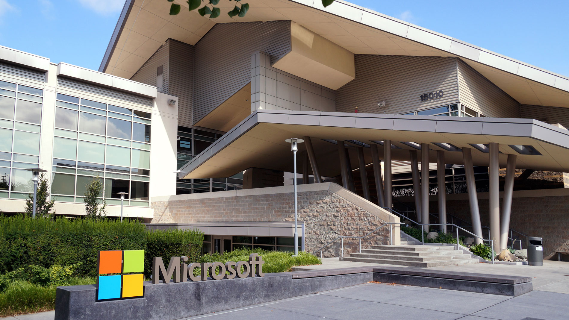 Photo of Microsoft's headquarters in Redmond, Washington.