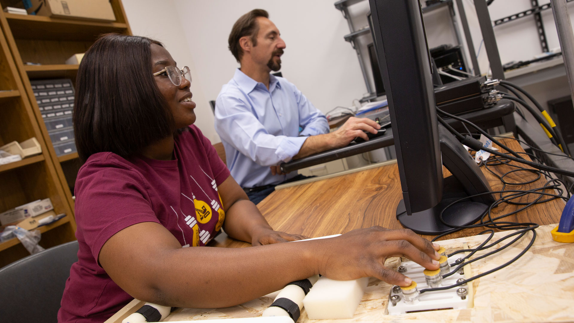 Biomedical engineering graduate student Emmanuella Tagoe