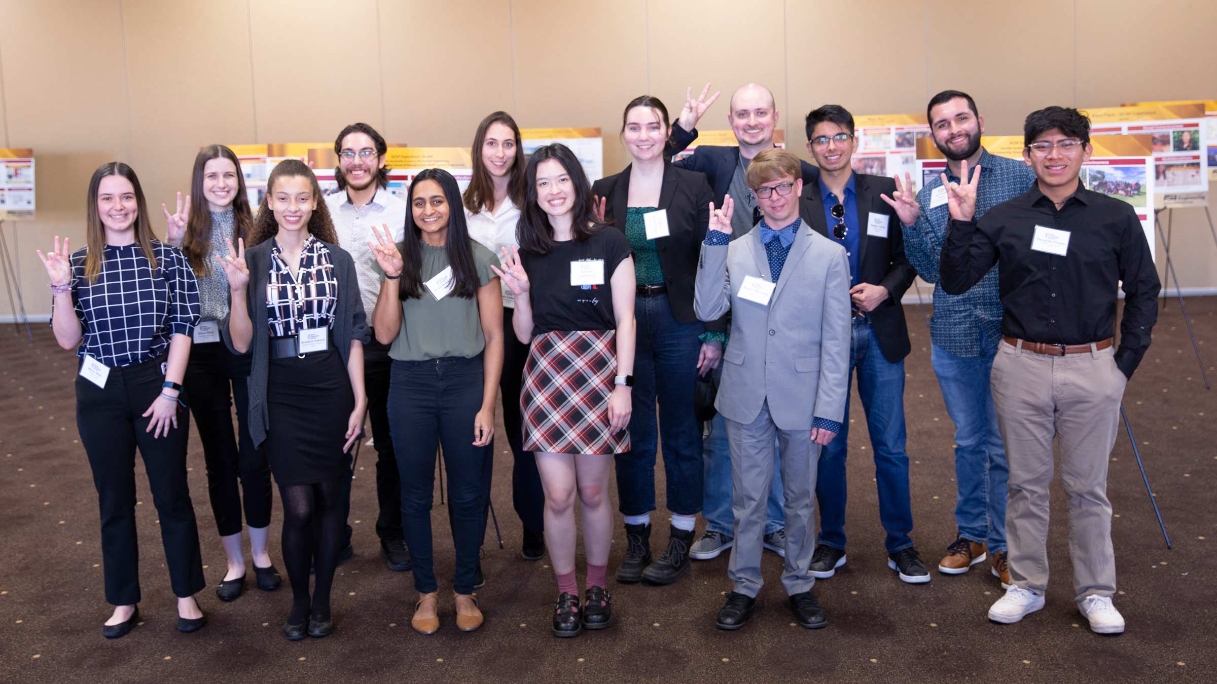 A group of 13 Grand Challenges Scholars from the Fulton Schools