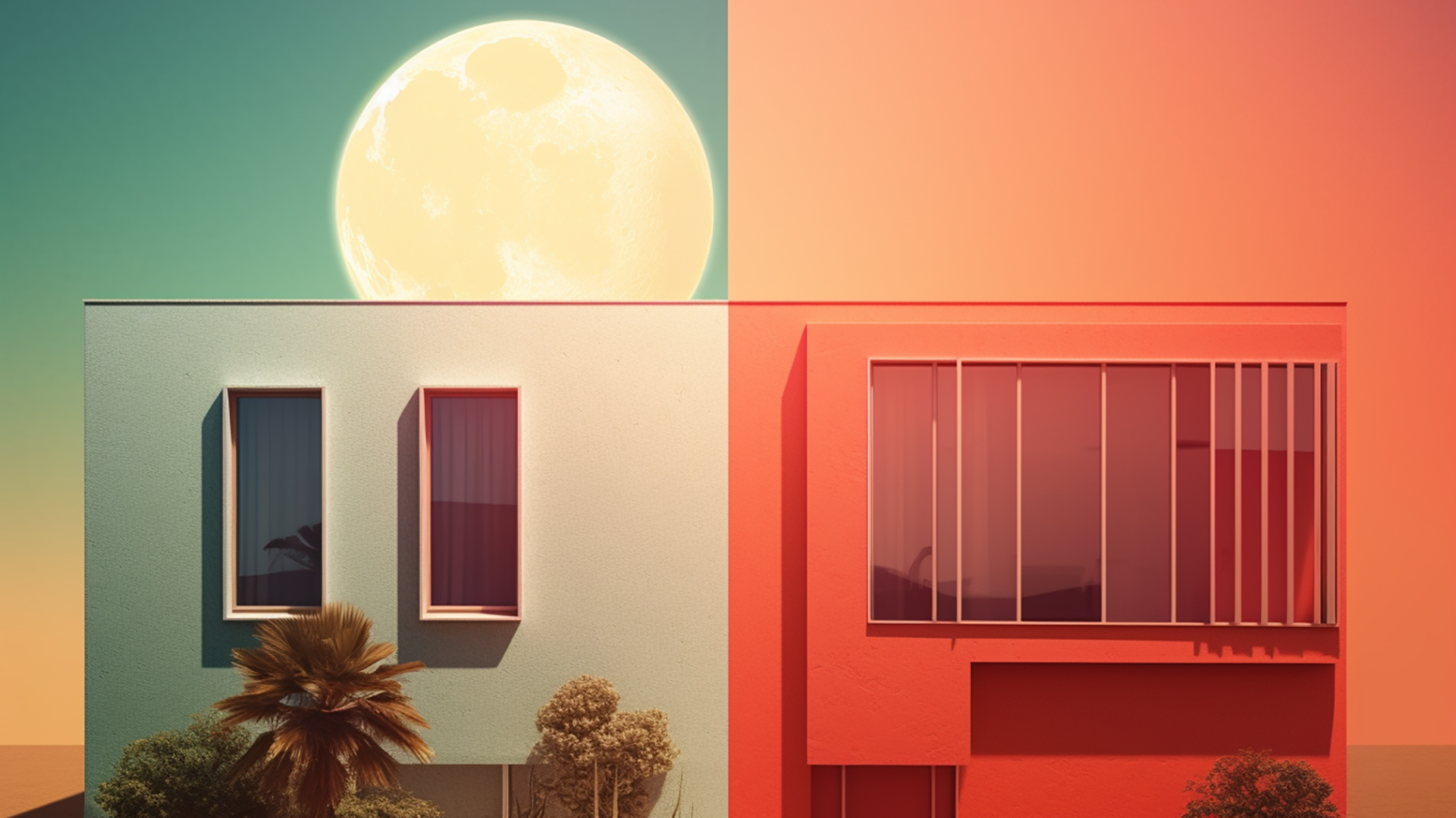 Schneider Go Green 2 A split screen image of a building during the day and at night to emulate the student's energy efficient technolohy.