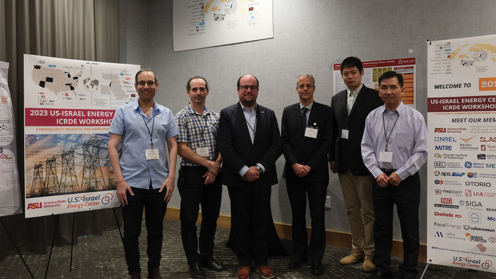 attendees at the Israel-U.S. Initiative on Cybersecurity Research and Development for Energy