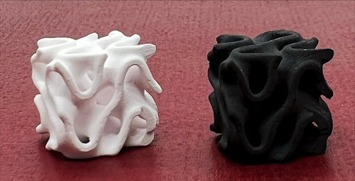 An image of post-production, aluminum-based ceramic composite material.