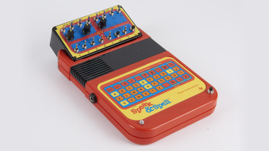 a modified Speak & Spell
