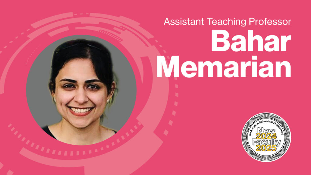 Bahar Memarian Assistant Professor