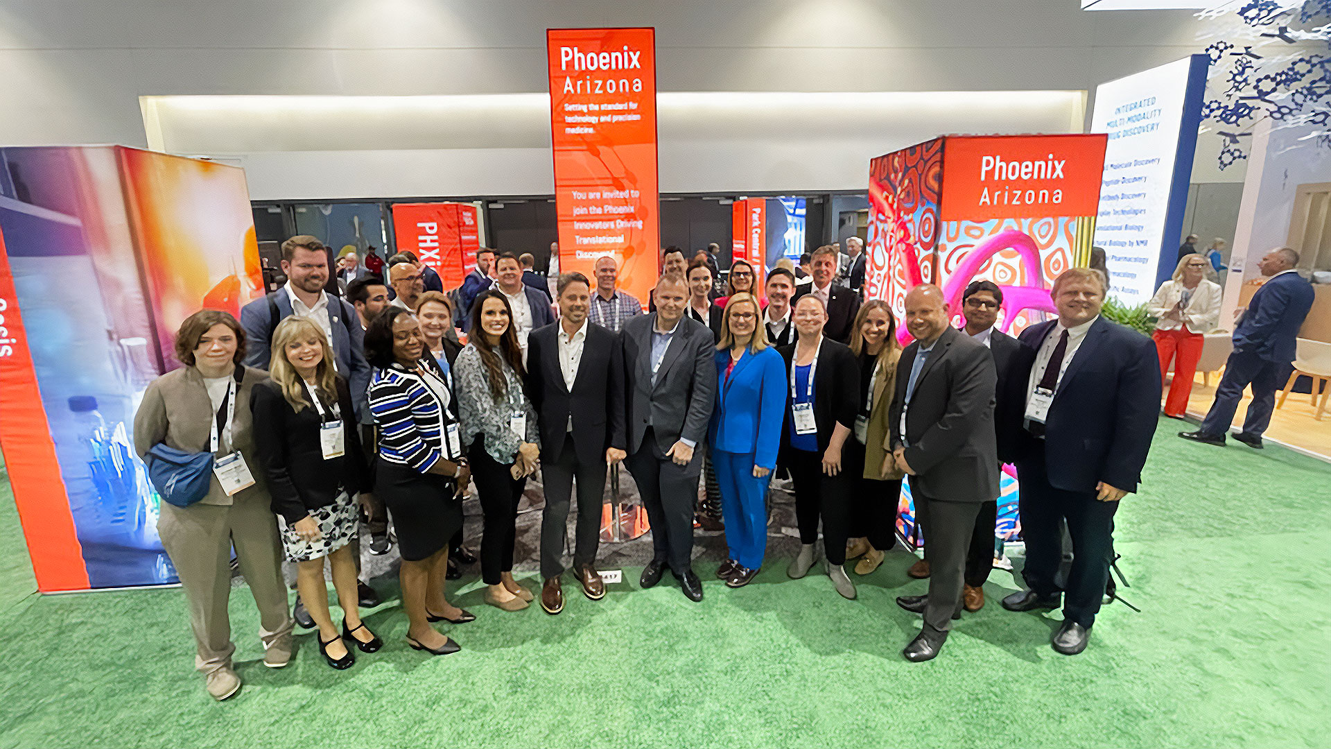 JessicaWeaverImmunoshield-1920×1080-w A group photo at the 2024 BIO International Convention.