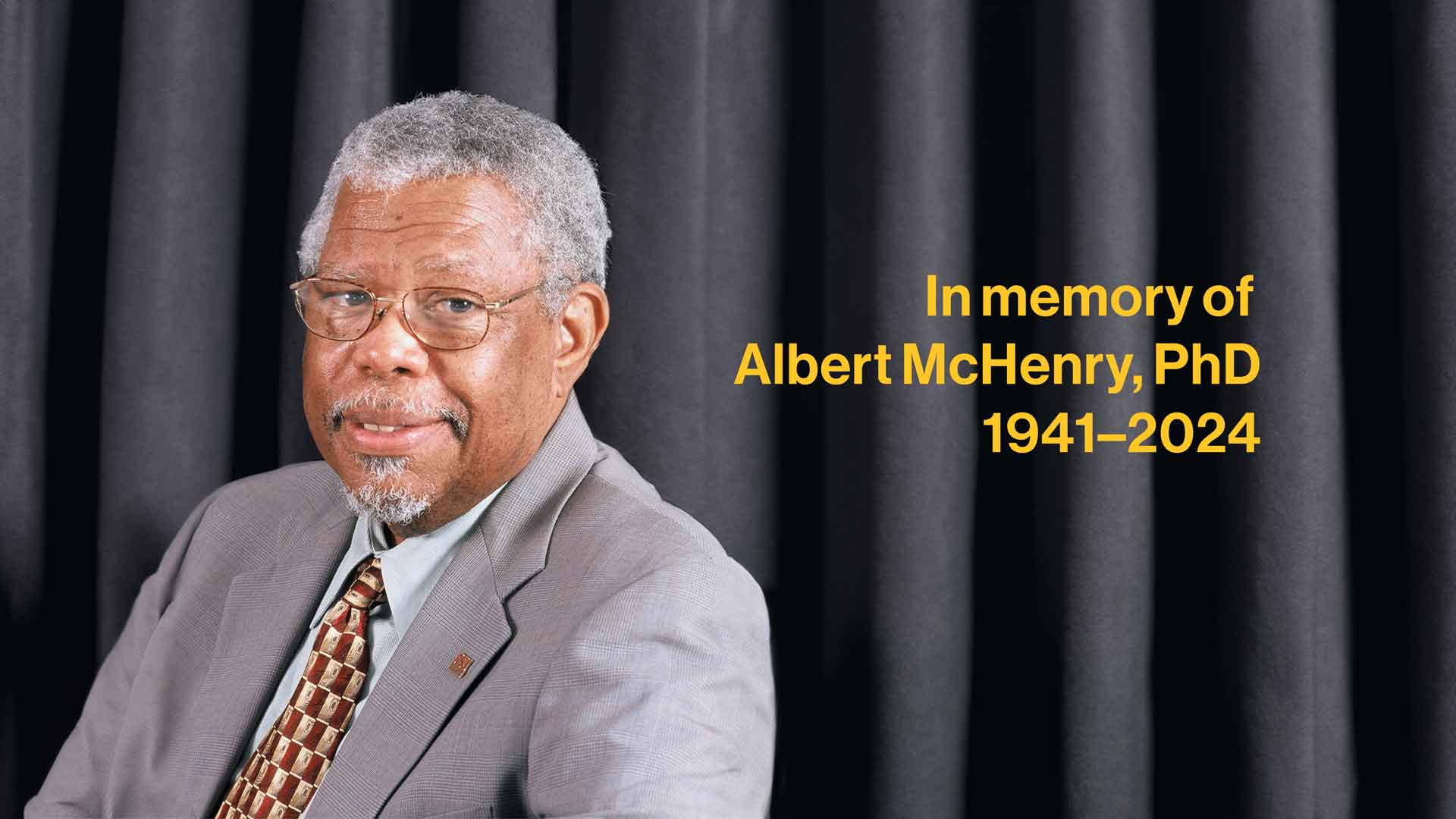 AlbertLMcHenryheadshot-1920×1080 In memory of Albert McHenry, 1941–2024